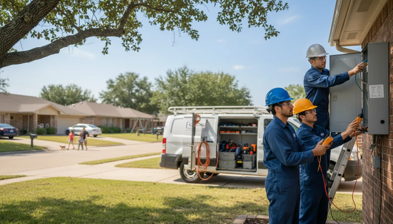 Certified electrician providing emergency electrical services in Secretary, MD